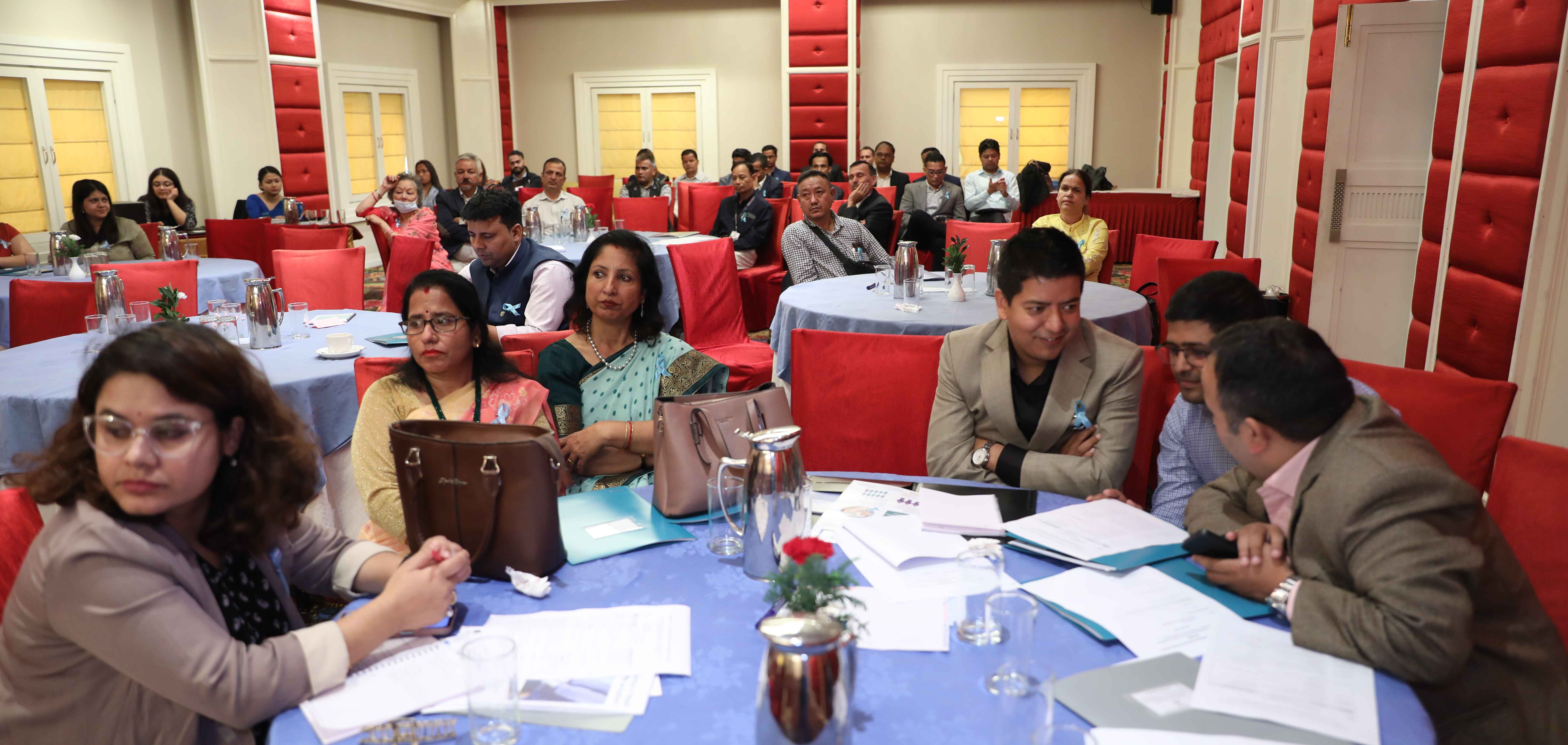 Workshop on "Elimination of Cervical Cancer by 2030 : Promoting HPV  Vaccination in Nepal via Public Private Partnership"